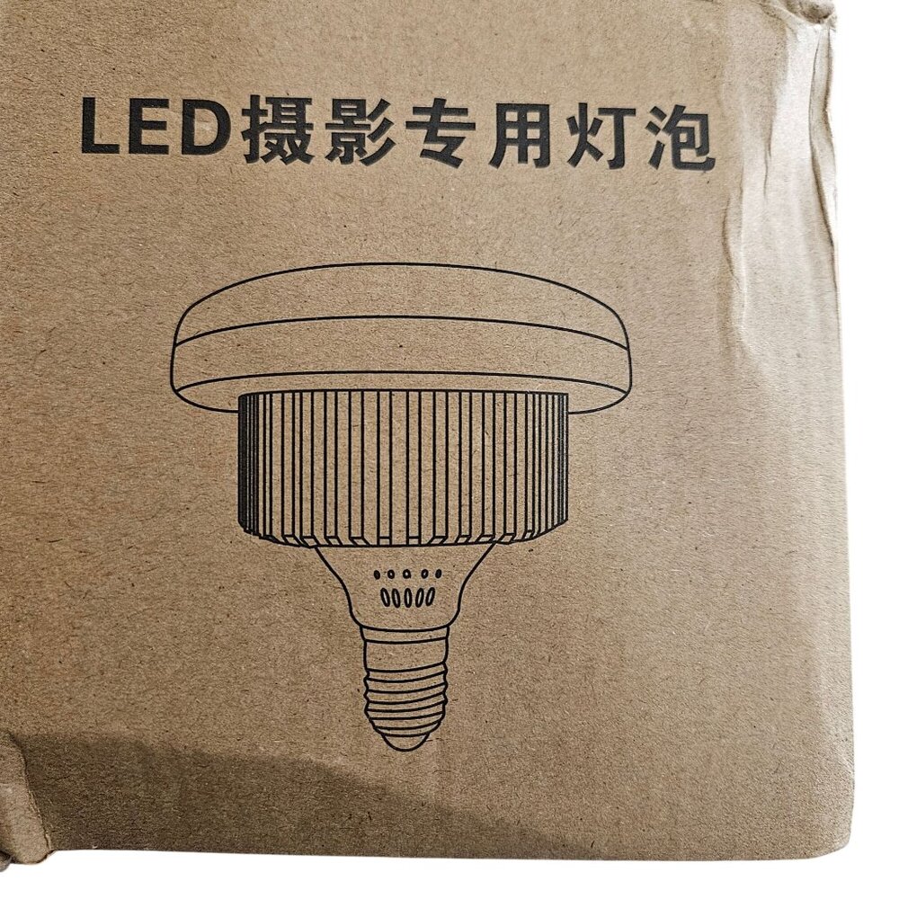 LED Photography Light Bulb E27 105W 50000Hrs 5500K/3200K CRI ≥90 Adjustable